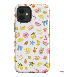 Summer Icons Printed Phone Cases iPhone 12 Mini / Armoured by Cass Deller - The Dairy