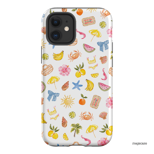Summer Icons Printed Phone Cases iPhone 12 Mini / Armoured by Cass Deller - The Dairy