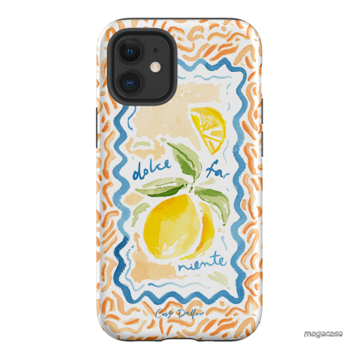 Dolce Far Niente Printed Phone Cases iPhone 12 Mini / Armoured by Cass Deller - The Dairy