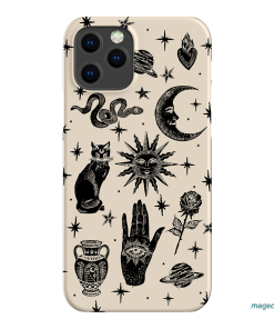 Astro Flash Beige Printed Phone Cases by Veronica Tucker - The Dairy