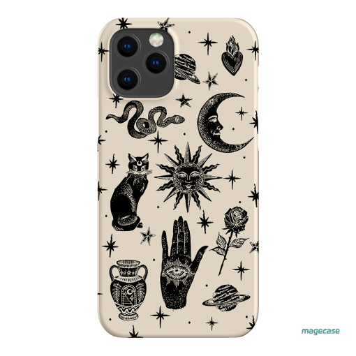Astro Flash Beige Printed Phone Cases by Veronica Tucker - The Dairy