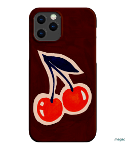 Cherries Printed Phone Cases iPhone 12 Pro / Snap by Studio Bon - The Dairy