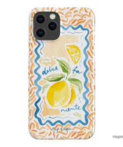 Dolce Far Niente Printed Phone Cases iPhone 12 Pro / Snap by Cass Deller - The Dairy