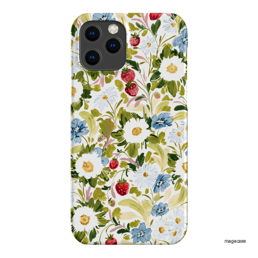 Garden Strawberries Printed Phone Cases iPhone 12 Pro / Snap by Ellie Mae - The Dairy