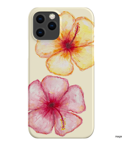 Hibiscus Flower Yellow Printed Phone Cases iPhone 12 Pro / Snap by BG. Studio - The Dairy