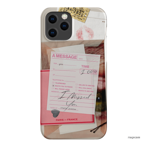 Missed Call Printed Phone Cases iPhone 12 Pro / Snap by Jasmine Dowling - The Dairy
