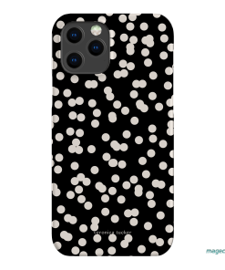 Mini Confetti Noir Printed Phone Cases iPhone 12 Pro / Snap by Veronica Tucker - The Dairy