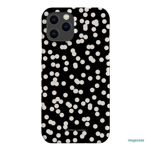 Mini Confetti Noir Printed Phone Cases iPhone 12 Pro / Snap by Veronica Tucker - The Dairy