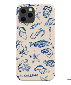 Sea Call Printed Phone Cases iPhone 12 Pro / Snap by Cass Deller - The Dairy