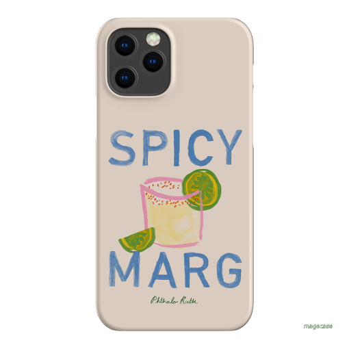 Spicy Marg Printed Phone Cases iPhone 12 Pro / Snap by Phthalo Ruth - The Dairy