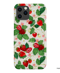 Strawberry Patch Printed Phone Cases iPhone 12 Pro / Snap by Ellie Mae - The Dairy