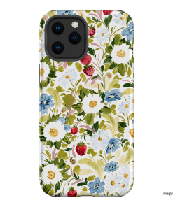 Garden Strawberries Printed Phone Cases iPhone 12 Pro / Armoured by Ellie Mae - The Dairy