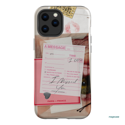 Missed Call Printed Phone Cases iPhone 12 Pro / Armoured by Jasmine Dowling - The Dairy
