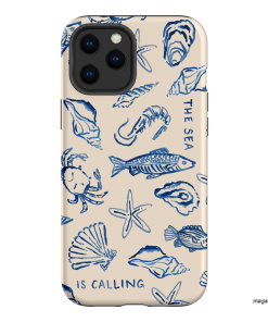 Sea Call Printed Phone Cases iPhone 12 Pro / Armoured by Cass Deller - The Dairy