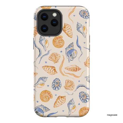 Shells & Swirls Printed Phone Cases by Cass Deller - The Dairy