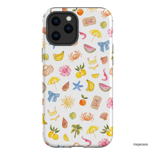 Summer Icons Printed Phone Cases iPhone 12 Pro / Armoured by Cass Deller - The Dairy