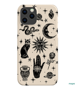 Astro Flash Beige Printed Phone Cases by Veronica Tucker - The Dairy
