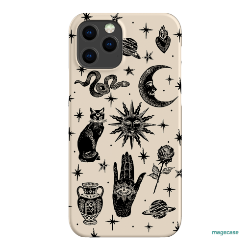 Astro Flash Beige Printed Phone Cases by Veronica Tucker - The Dairy