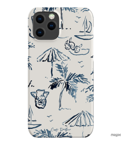 Balmy Blue Printed Phone Cases iPhone 12 Pro Max / Snap by Cass Deller - The Dairy