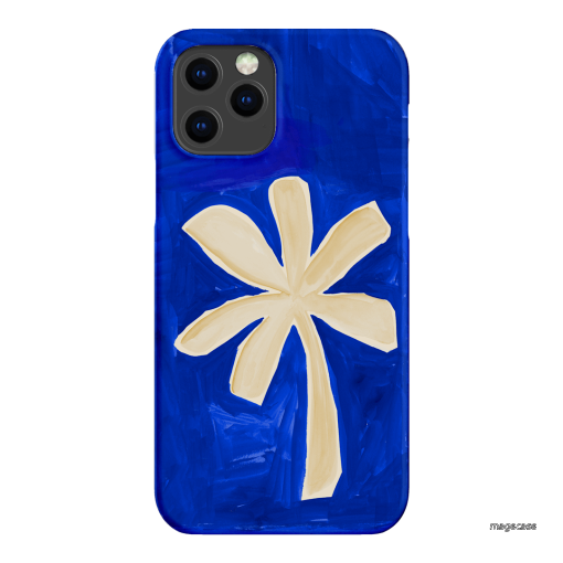 Bleu Palm Printed Phone Cases iPhone 12 Pro Max / Snap by Charlie Taylor - The Dairy