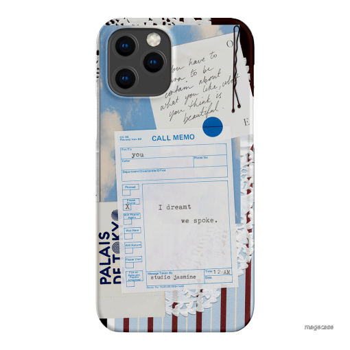 Call Memo Printed Phone Cases iPhone 12 Pro Max / Snap by Jasmine Dowling - The Dairy