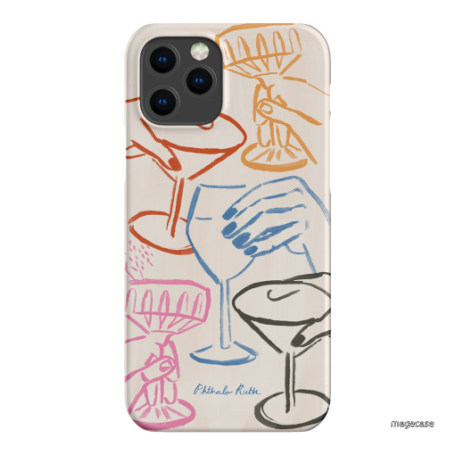 Cheers Multi Printed Phone Cases iPhone 12 Pro Max / Snap by Phthalo Ruth - The Dairy