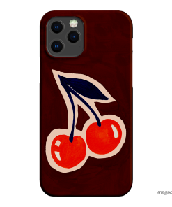 Cherries Printed Phone Cases iPhone 12 Pro Max / Snap by Studio Bon - The Dairy