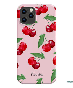 Cherry Rose Printed Phone Cases iPhone 12 Pro Max / Snap by Kerrie Hess - The Dairy