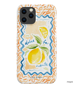 Dolce Far Niente Printed Phone Cases iPhone 12 Pro Max / Snap by Cass Deller - The Dairy
