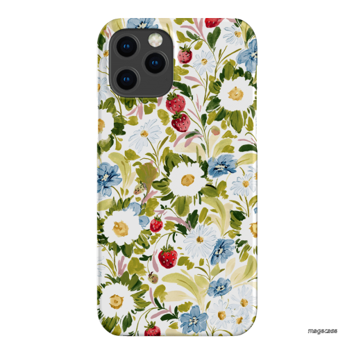 Garden Strawberries Printed Phone Cases iPhone 12 Pro Max / Snap by Ellie Mae - The Dairy