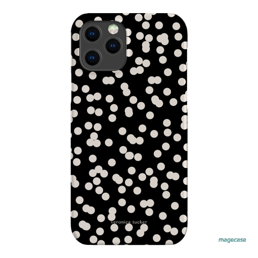 Mini Confetti Noir Printed Phone Cases iPhone 12 Pro Max / Snap by Veronica Tucker - The Dairy