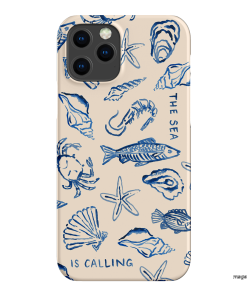 Sea Call Printed Phone Cases iPhone 12 Pro Max / Snap by Cass Deller - The Dairy