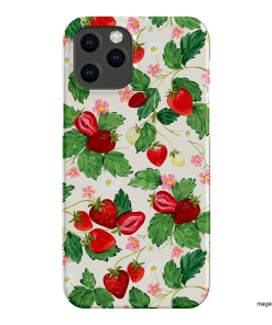 Strawberry Patch Printed Phone Cases iPhone 12 Pro Max / Snap by Ellie Mae - The Dairy