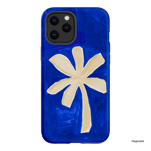 Bleu Palm Printed Phone Cases iPhone 12 Pro Max / Armoured by Charlie Taylor - The Dairy