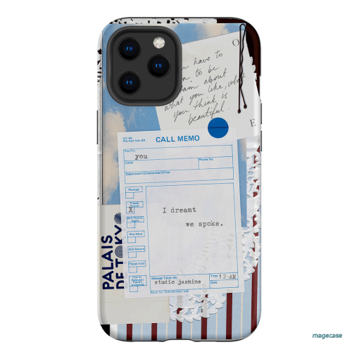 Call Memo Printed Phone Cases iPhone 12 Pro Max / Armoured by Jasmine Dowling - The Dairy