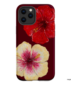 Hibiscus Flower Printed Phone Cases iPhone 12 Pro Max / Armoured by BG. Studio - The Dairy