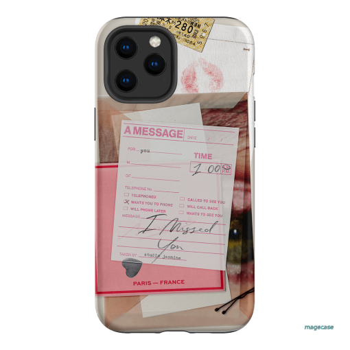 Missed Call Printed Phone Cases iPhone 12 Pro Max / Armoured by Jasmine Dowling - The Dairy