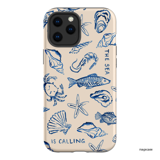 Sea Call Printed Phone Cases iPhone 12 Pro Max / Armoured by Cass Deller - The Dairy