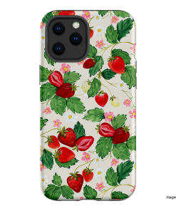 Strawberry Patch Printed Phone Cases iPhone 12 Pro Max / Armoured by Ellie Mae - The Dairy