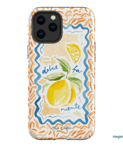 Dolce Far Niente Printed Phone Cases iPhone 12 Pro Max / Armoured by Cass Deller - The Dairy