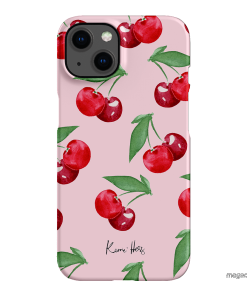 Cherry Rose Printed Phone Cases by Kerrie Hess - The Dairy