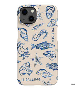 Sea Call Printed Phone Cases iPhone 13 / Snap by Cass Deller - The Dairy