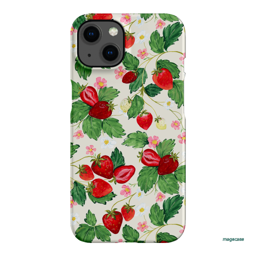 Strawberry Patch Printed Phone Cases iPhone 13 / Snap by Ellie Mae - The Dairy