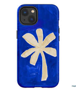 Bleu Palm Printed Phone Cases iPhone 13 / Armoured MagSafe by Charlie Taylor - The Dairy