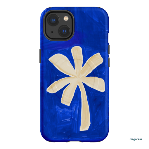 Bleu Palm Printed Phone Cases iPhone 13 / Armoured MagSafe by Charlie Taylor - The Dairy