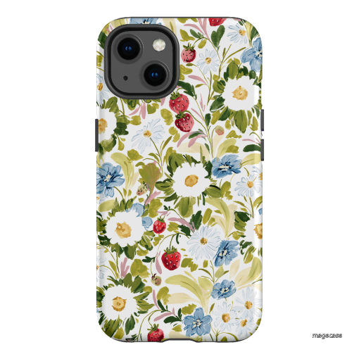 Garden Strawberries Printed Phone Cases iPhone 13 / Armoured by Ellie Mae - The Dairy
