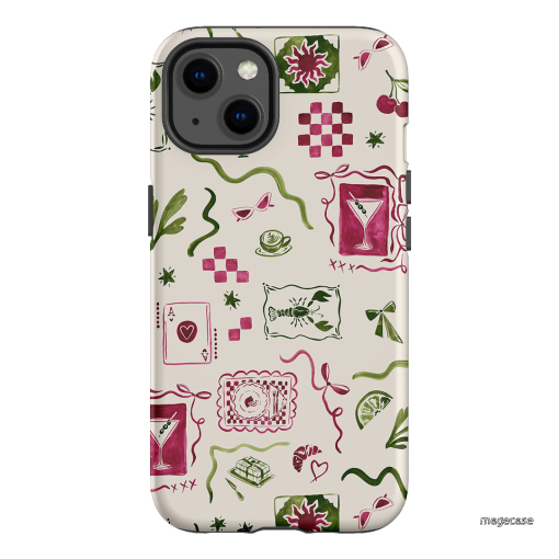 Martini Gal Printed Phone Cases iPhone 13 / Armoured by Charlie Taylor - The Dairy