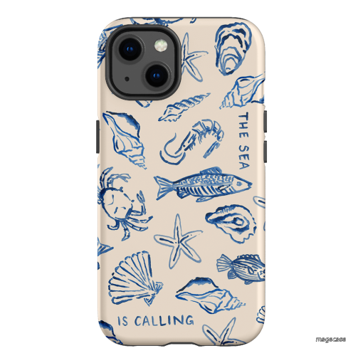 Sea Call Printed Phone Cases iPhone 13 / Armoured by Cass Deller - The Dairy