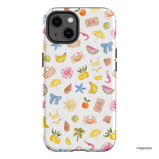 Summer Icons Printed Phone Cases iPhone 13 / Armoured by Cass Deller - The Dairy