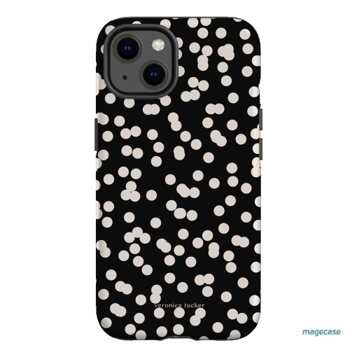 Mini Confetti Noir Printed Phone Cases by Veronica Tucker - The Dairy